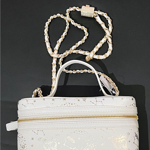 ALDO White and Gold Butterfly Women's Leather Bag 🦋 - Picture 4 of 6